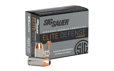 SIG AMMO 45ACP 185GR JHP 20/200