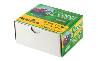 SIERRA MATCHKING .224 77GR 500CT