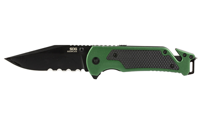 SOG ESCAPE ATK 2.0 3.4" BLK/GRN