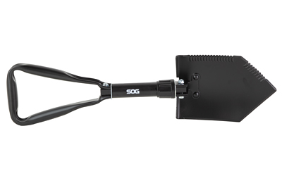SOG XL ENTRENCHING TOOL BLK W/SHEATH