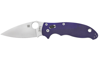 SPYDERCO MANIX 2 G-10 DARK BL 3.375"