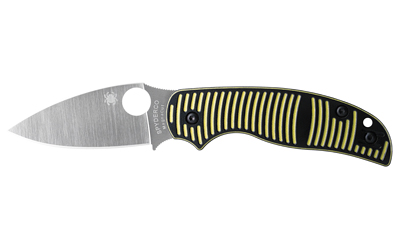 SPYDERCO SAGE 5 SALT 3" YLW/SLV PLN
