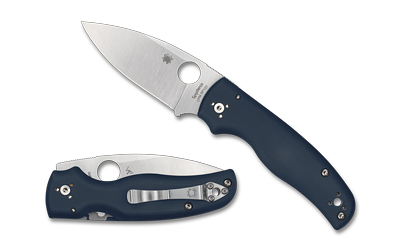 SPYDERCO SHAMAN G-10 3.58" BLUE