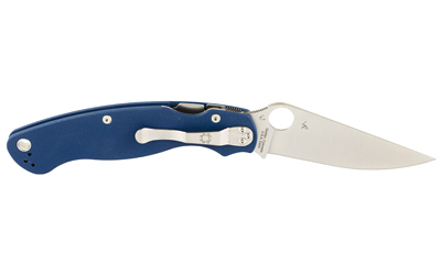 SPYDERCO MILITARY 2 G-10 4" BLUE