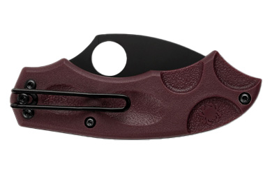 SPYDERCO MEERKAT MM 2.02" BURG/BLK