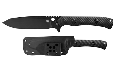 SPYDERCO SKOLI 4.68" BLK/BLK SHEATH
