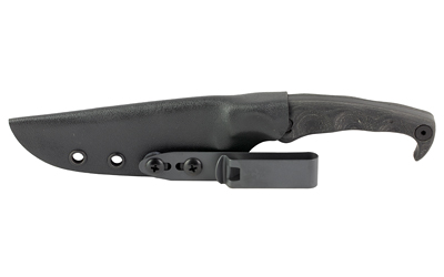 STROUP MK2 4" CERAKOTE BLK W/SHEATH