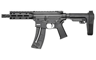 S&W M&P15-22 PSTL 22LR 8" 25R BRC BK