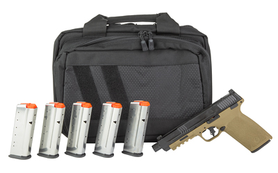 S&W M&P 5.7 OR TB 22RD FDE/BLK BNDL