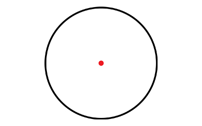 TRUGLO RED DOT 2.5MOA 2X42 BLK