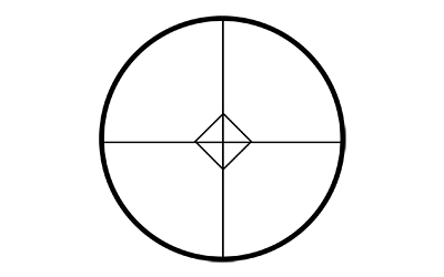 TRUGLO 4X32 SR DIAMND BLK W/ RINGS