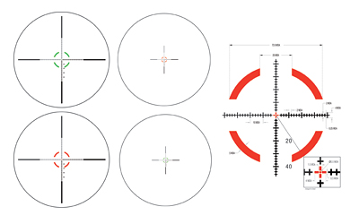 TRIJICON CREDO HX 1-8X24 FFP MOA R/G