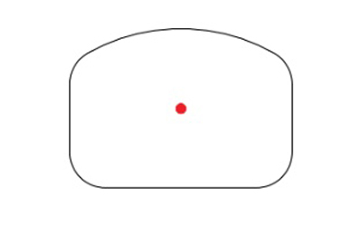 TRIJICON RCR ADJ LED 3.25 MOA BLK