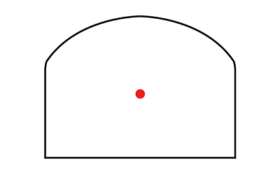 TRIJICON RMR TYPE 2 ADJ 3.25 MOA BLK