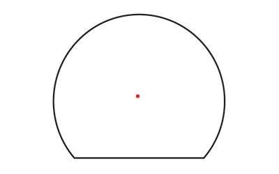 TRIJICON SRO 1 MOA ADJ LED RED DOT