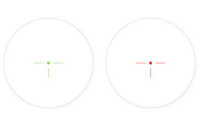 UTG 6" ITA R/G CQB T-DOT SGHT W/MNT