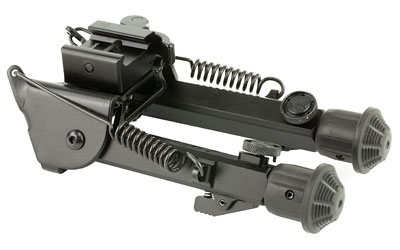 UTG SPR DTY BIPOD W/QD LVR MNT 6"-8"