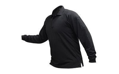 VERTX COLDBLACK L/S POLO BLK XL