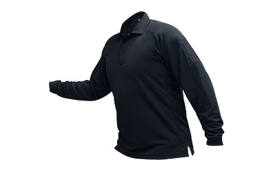 VERTX COLDBLACK L/S POLO NVY 2XL