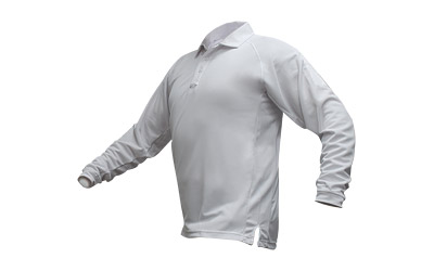 VERTX COLDBLACK L/S POLO WHT 3XL
