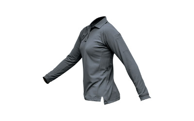 VERTX COLDBLACK WMN L/S POLO GRY XS