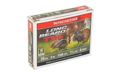 WIN LONG BEARD TSS 20GA 3" #8 5/50