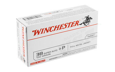 WIN USA 38SUP +P 130GR FMJ 50/500
