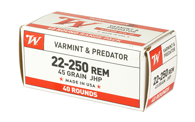 WIN USA 22-250 REM 45GR JHP 40/400