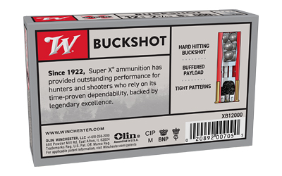 WIN SUPERX 12GA 2.75 00BK 9PEL 5/250