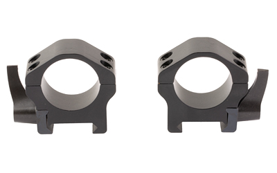 WARNE MAXIMA 1" HRZ QD LOW RINGS BLK