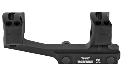 WARNE 20MOA EXTND SKELETON 1" BLK